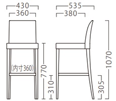 リーブルスタンドA寸法