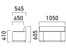 アゾックM1プラレッグ仕様寸法