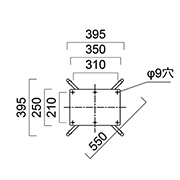 GM550ベース寸法