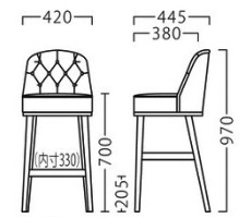 ガレルスタンド寸法