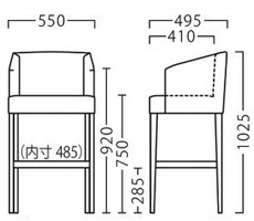リポスタンド寸法