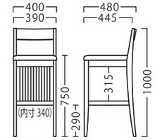 トレーラスタンド寸法