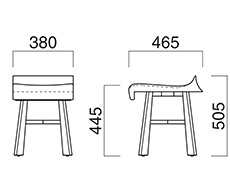 浪イス寸法