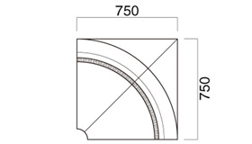クローネ角コーナー寸法