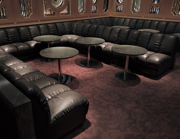 本日納品の店舗家具 Vipルームにおすすめの上質な空間を演出する大人な雰囲気のソファ マクベス Macbeth